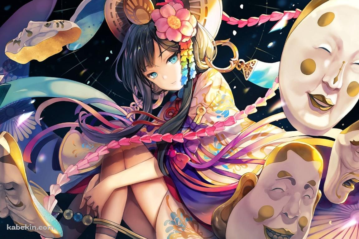 かわいい陰陽師の壁紙(1152px x 768px) 高画質 PC・デスクトップ用