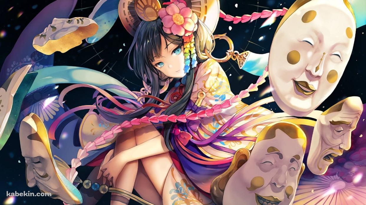 かわいい陰陽師の壁紙(1242px x 698px) 高画質 PC・デスクトップ用