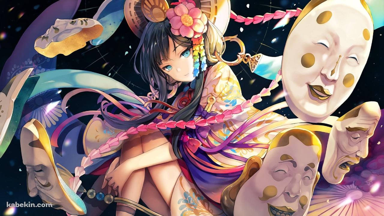 かわいい陰陽師の壁紙(1280px x 720px) 高画質 PC・デスクトップ用
