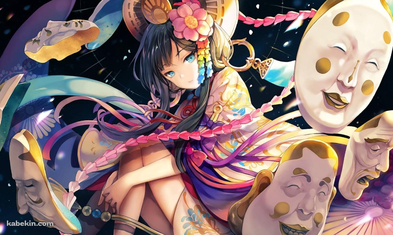 かわいい陰陽師の壁紙(1280px x 768px) 高画質 PC・デスクトップ用