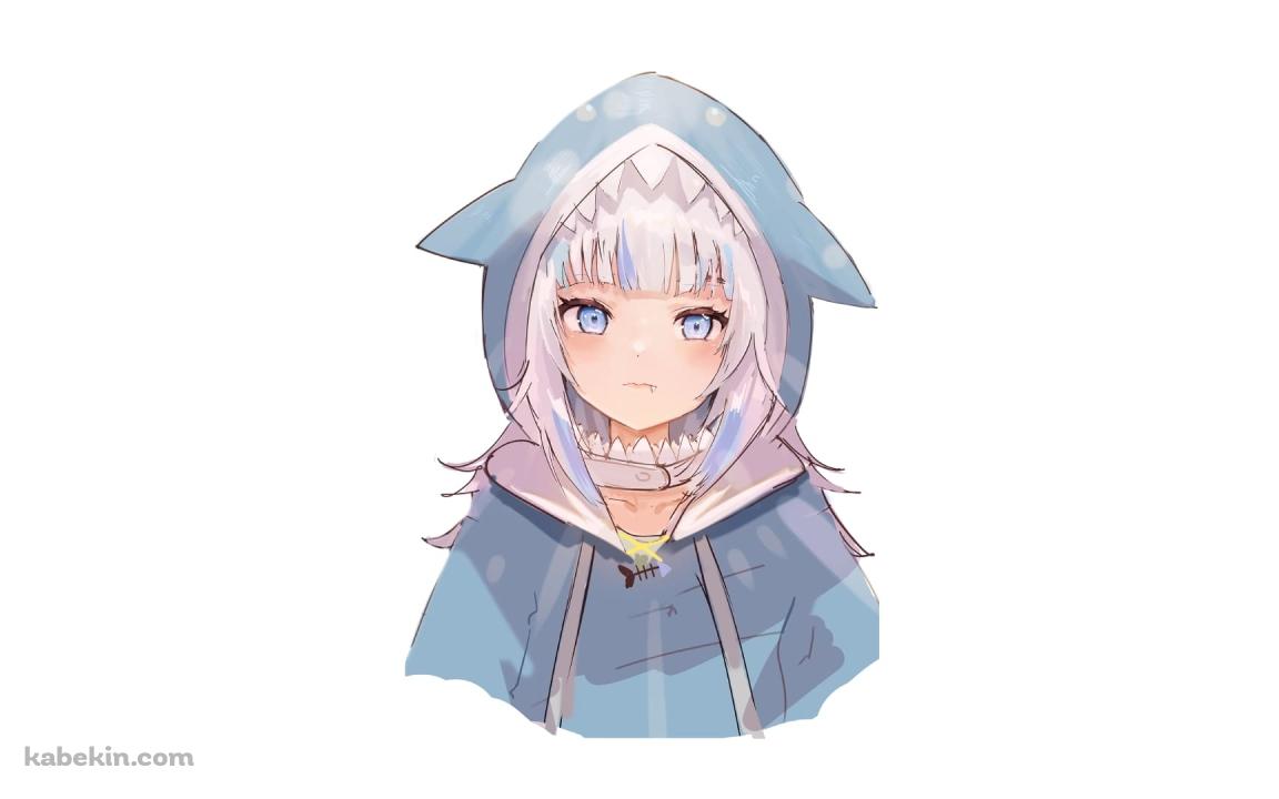 Gawr Gura がうる・ぐら / 水彩 / かわいい / ホロライブの壁紙(1152px x 720px) 高画質 PC・デスクトップ用
