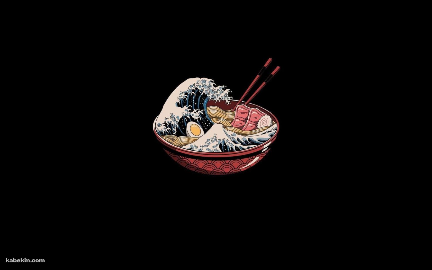 ラーメン / 波 / チャーシュー / ゆで卵 / 箸の壁紙(1680px x 1050px) 高画質 PC・デスクトップ用