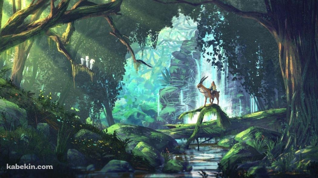 もののけ姫 / ヤックル / アシタカ / 綺麗 / ジブリの壁紙(1051px x 591px) 高画質 PC・デスクトップ用