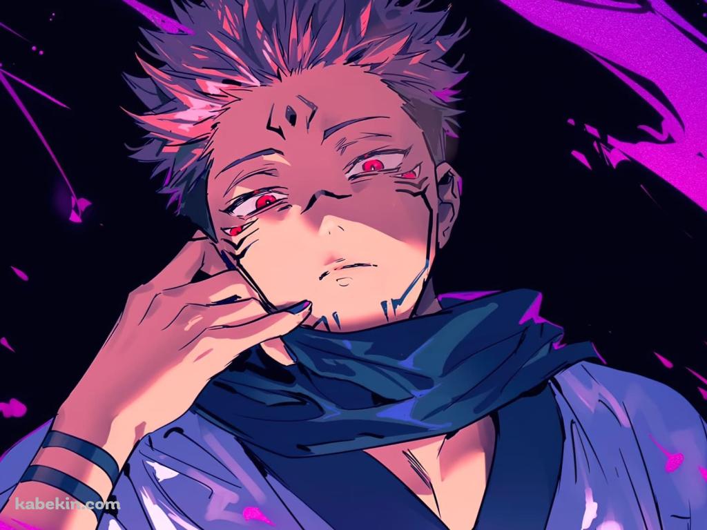 かっこいい両面宿儺（りょうめんすくな） / 呪いの王 / 呪術廻戦の壁紙(1024px x 768px) 高画質 PC・デスクトップ用