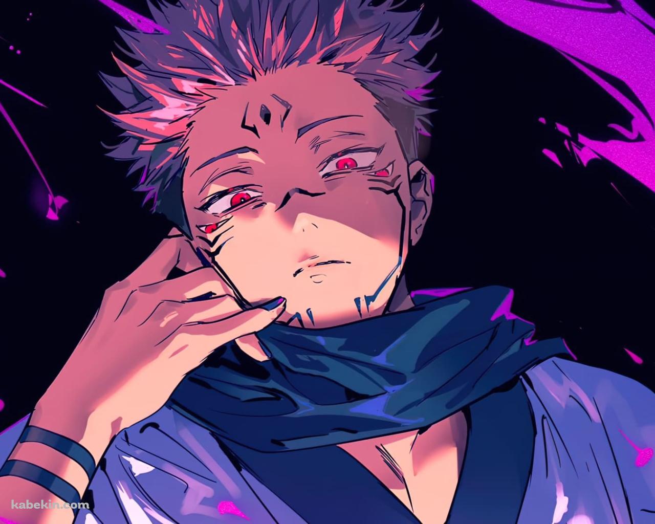 かっこいい両面宿儺（りょうめんすくな） / 呪いの王 / 呪術廻戦の壁紙(1280px x 1024px) 高画質 PC・デスクトップ用