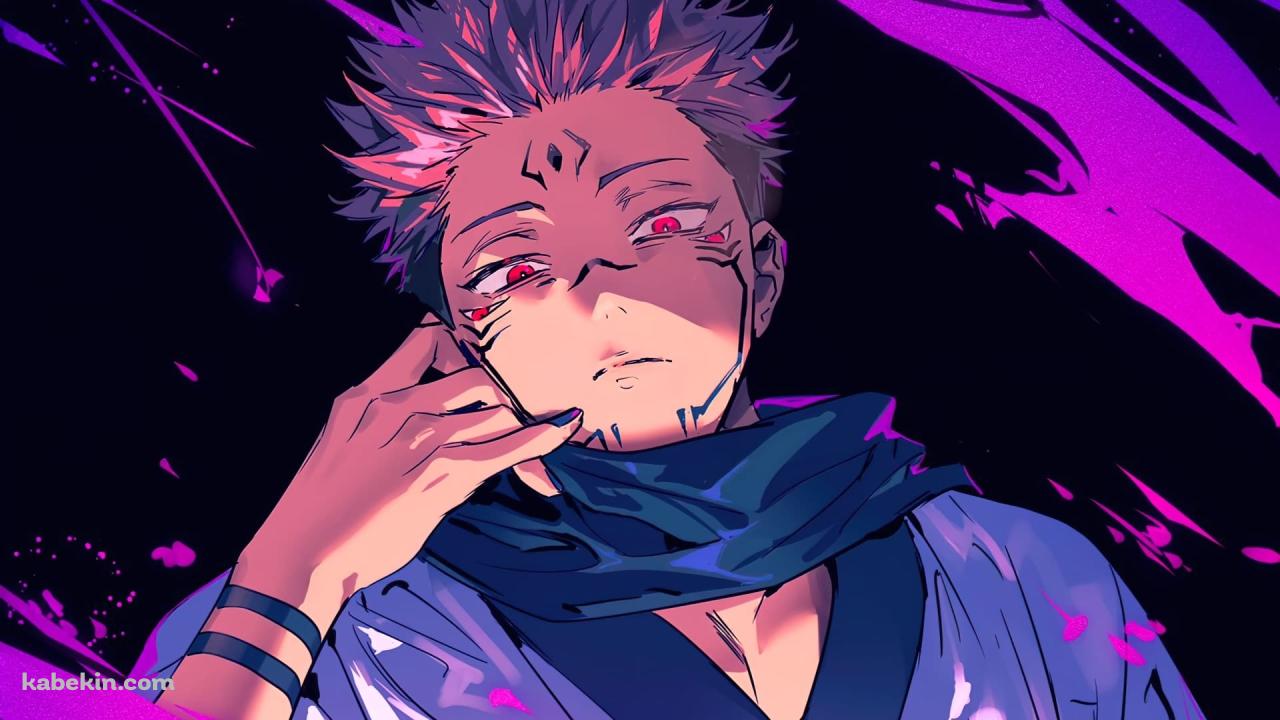 かっこいい両面宿儺（りょうめんすくな） / 呪いの王 / 呪術廻戦の壁紙(1280px x 720px) 高画質 PC・デスクトップ用