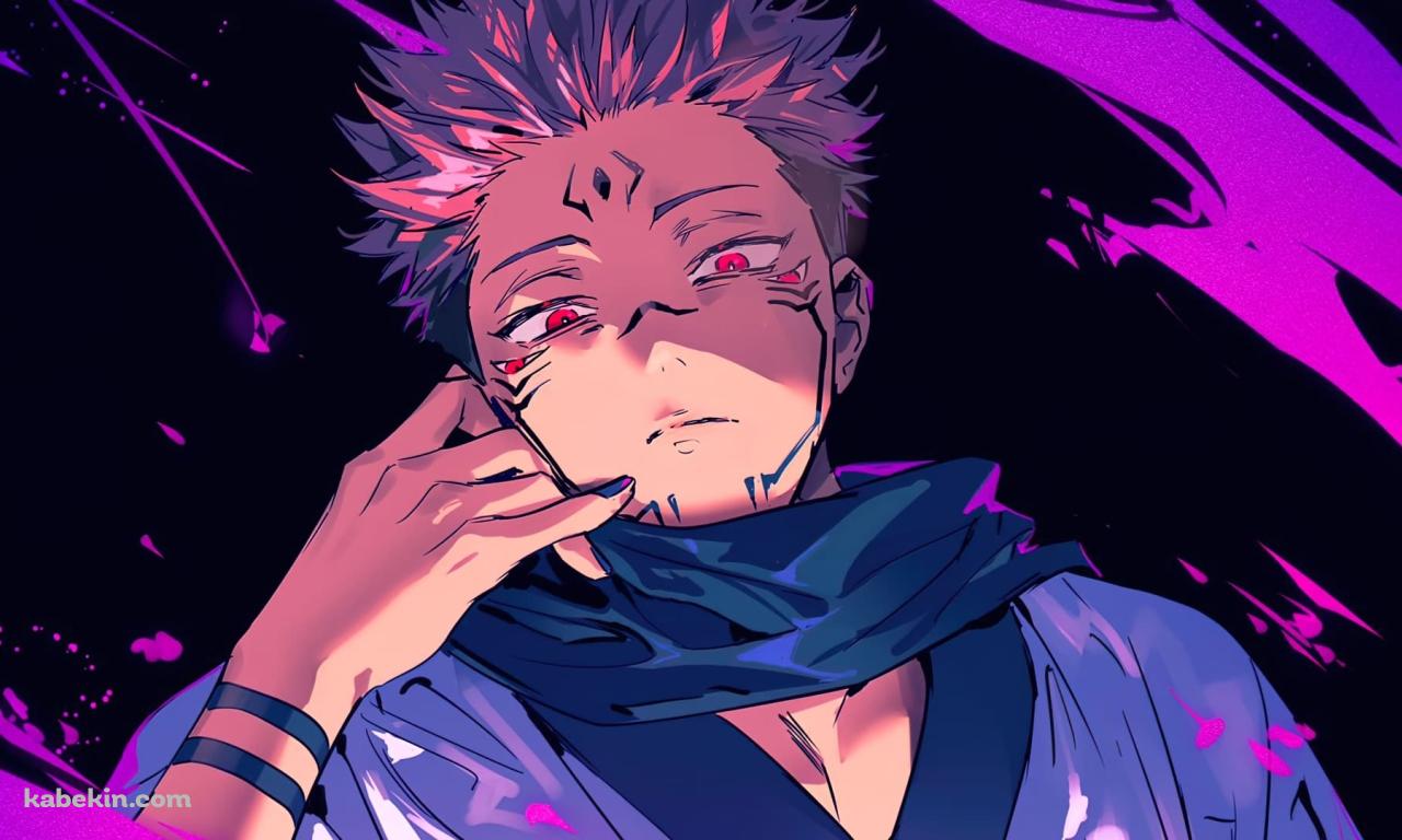 かっこいい両面宿儺（りょうめんすくな） / 呪いの王 / 呪術廻戦の壁紙(1280px x 768px) 高画質 PC・デスクトップ用