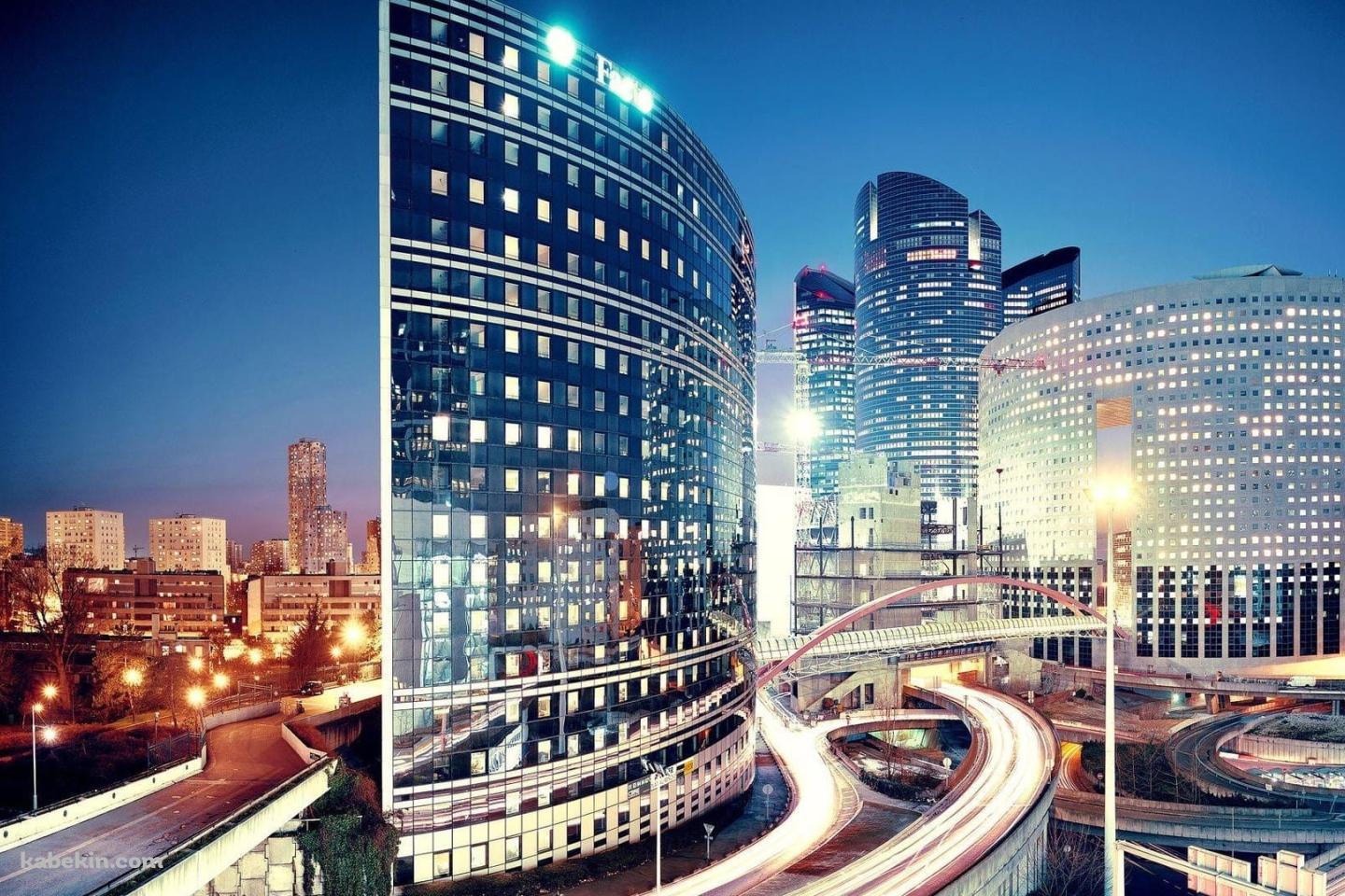 フランス パリの近代的な都市の壁紙(1440px x 960px) 高画質 PC・デスクトップ用