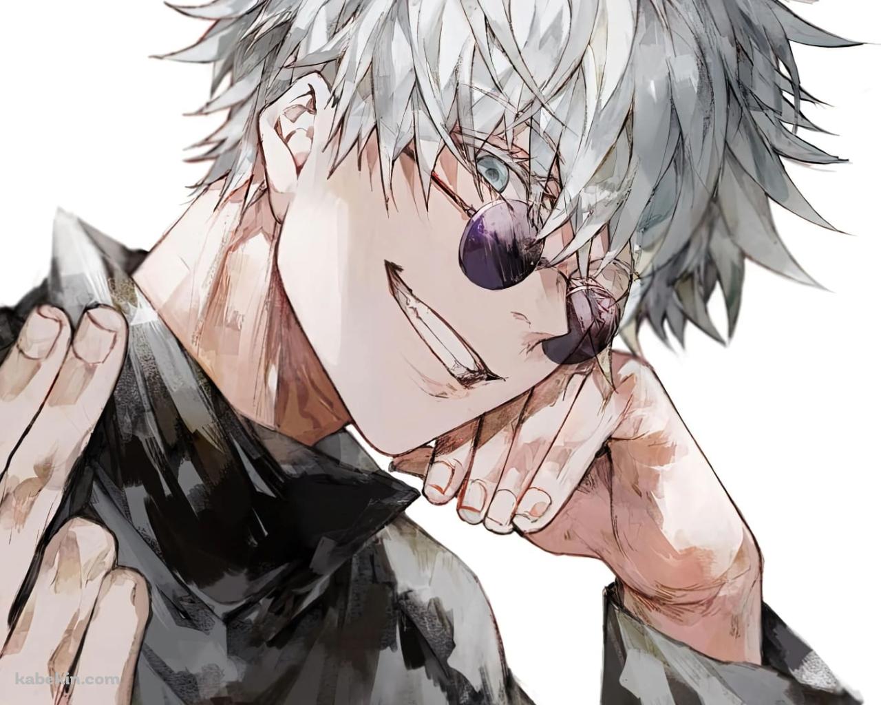 手書き風 五条 悟 / 呪術廻戦の壁紙(1280px x 1024px) 高画質 PC・デスクトップ用