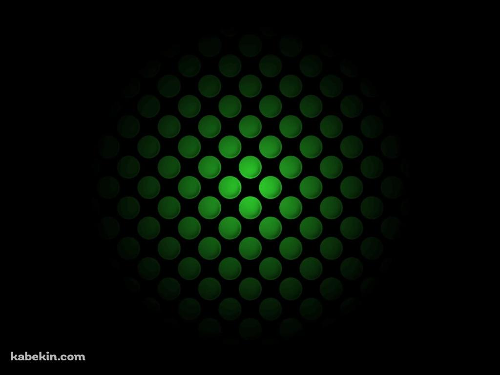 緑のドット柄 / スポットライトの壁紙(1024px x 768px) 高画質 PC・デスクトップ用
