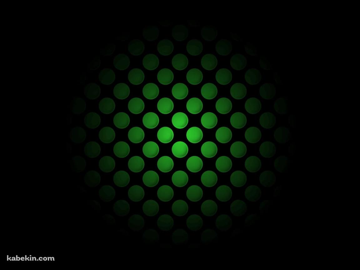 緑のドット柄 / スポットライトの壁紙(1152px x 864px) 高画質 PC・デスクトップ用