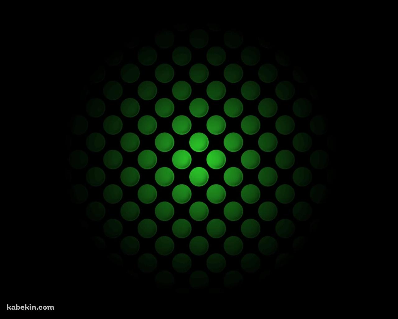 緑のドット柄 / スポットライトの壁紙(1280px x 1024px) 高画質 PC・デスクトップ用