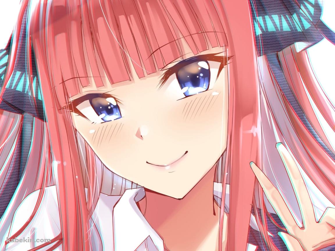 かわいい中野 二乃 / 五等分の花嫁 / イラストの壁紙(1152px x 864px) 高画質 PC・デスクトップ用