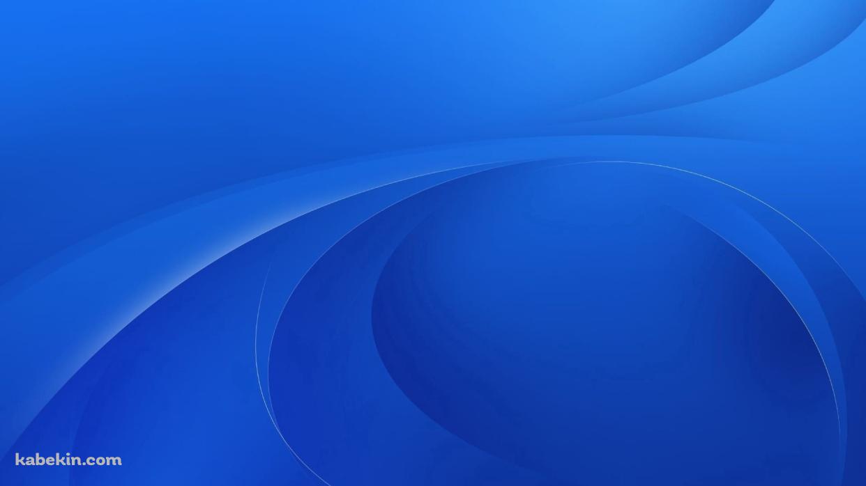 クリーンな青のアブストラクト / 背景の壁紙(1242px x 698px) 高画質 PC・デスクトップ用