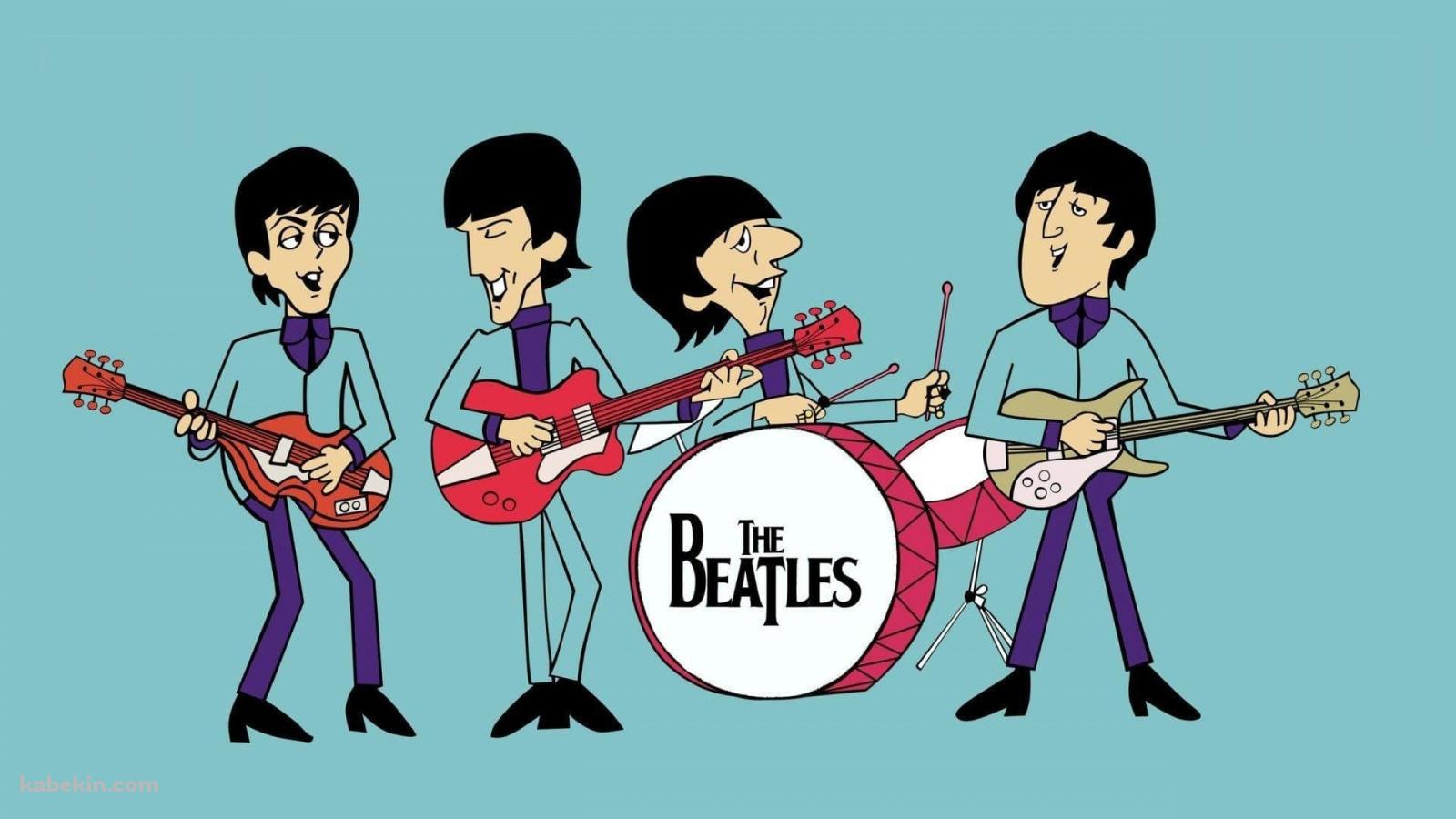 ビートルズ / The Beatles / ロックバンド / イギリス / ジョン・レノン / リンゴ・スター / ポール・マッカートニー / ジョージ・ハリスン / ドラム / ギターの壁紙(1600px x 900px) 高画質 PC・デスクトップ用