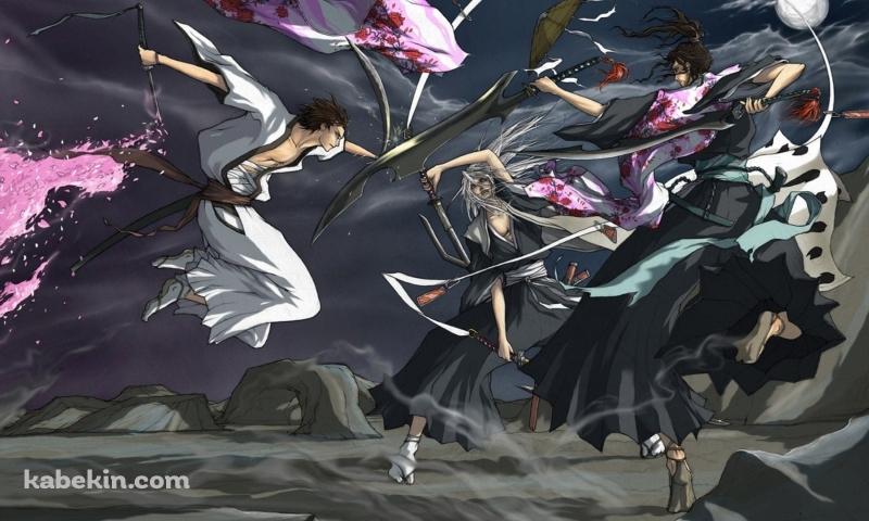 藍染惣右介 / 京楽 春水 / 浮竹 十四郎 / BLEACHの壁紙(800px x 480px) 高画質 PC・デスクトップ用