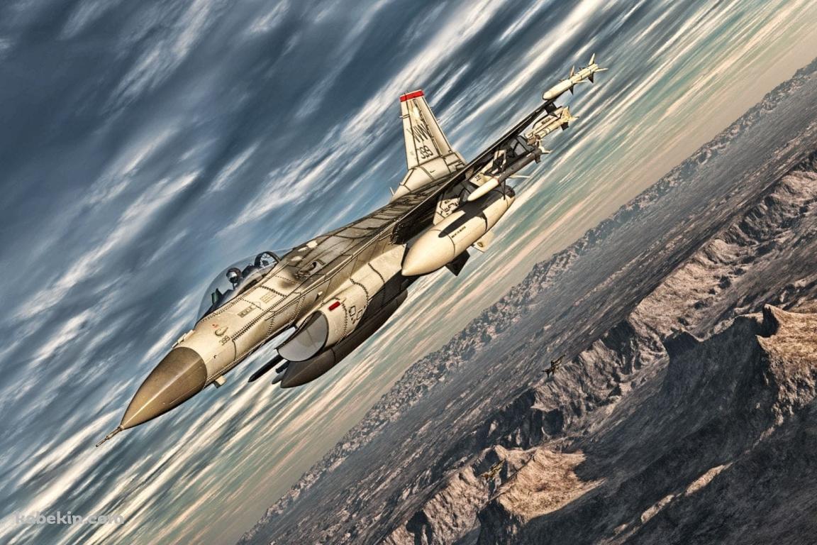 F-16 / ファイティング・ファルコンの壁紙(1152px x 768px) 高画質 PC・デスクトップ用