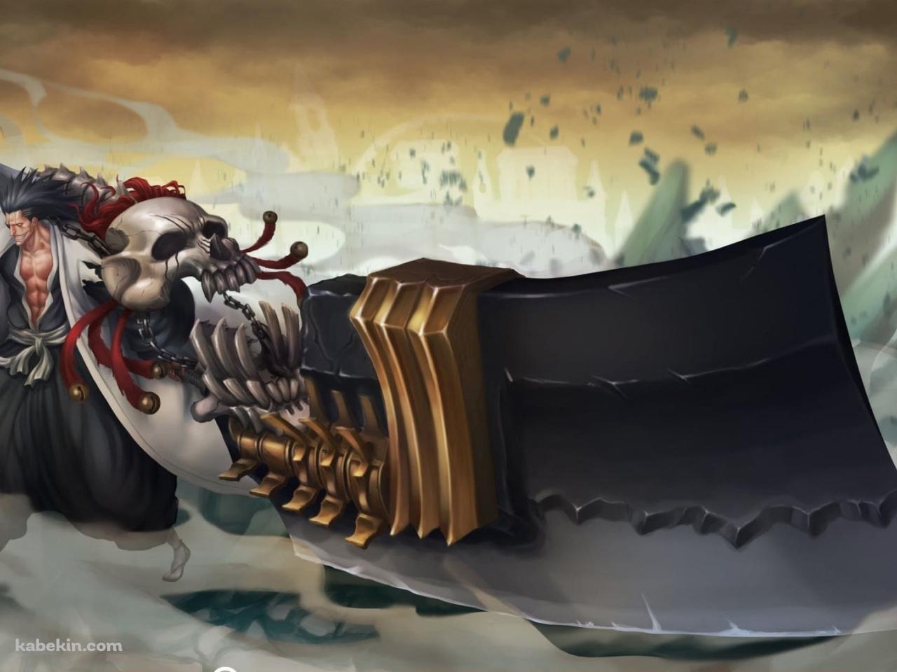 更木 剣八 / 護廷十三隊十一番隊隊長 / 卍解 / BLEACHの壁紙(1280px x 960px) 高画質 PC・デスクトップ用