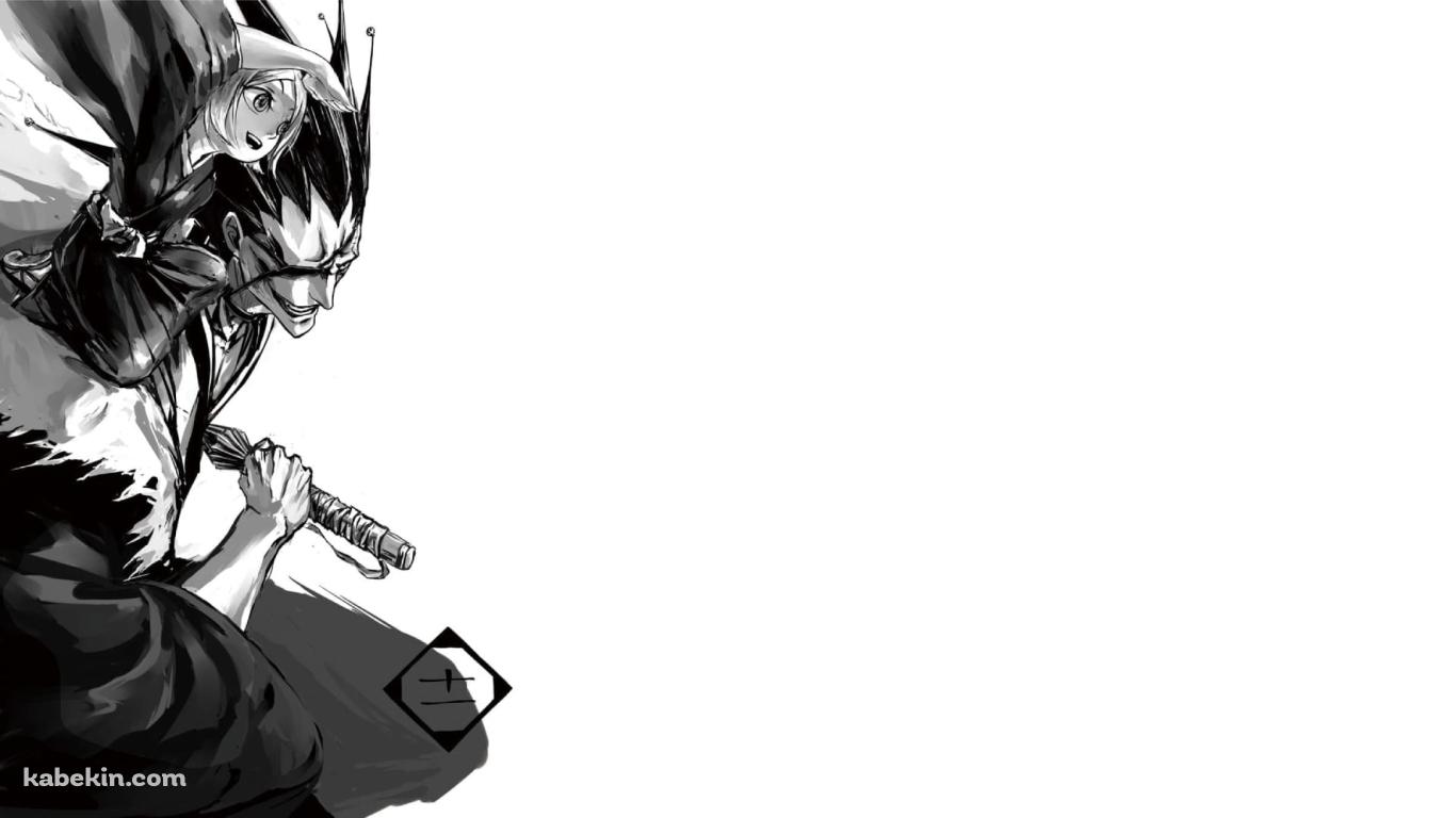 更木剣八(ざらき けんぱち) / 草鹿やちる / BLEACHの壁紙(1366px x 768px) 高画質 PC・デスクトップ用