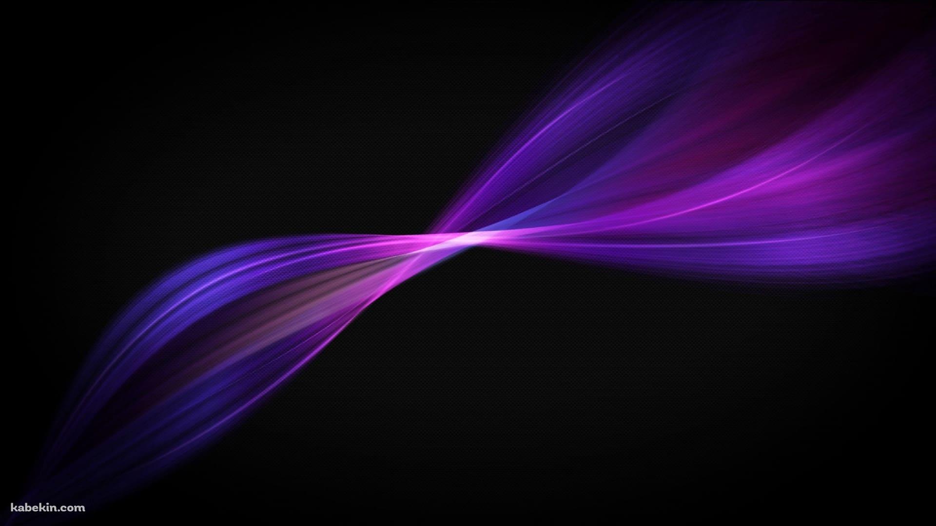 紫 アブストラクト 背景 捻じれた光の壁紙(1920px x 1080px) 高画質 PC・デスクトップ用