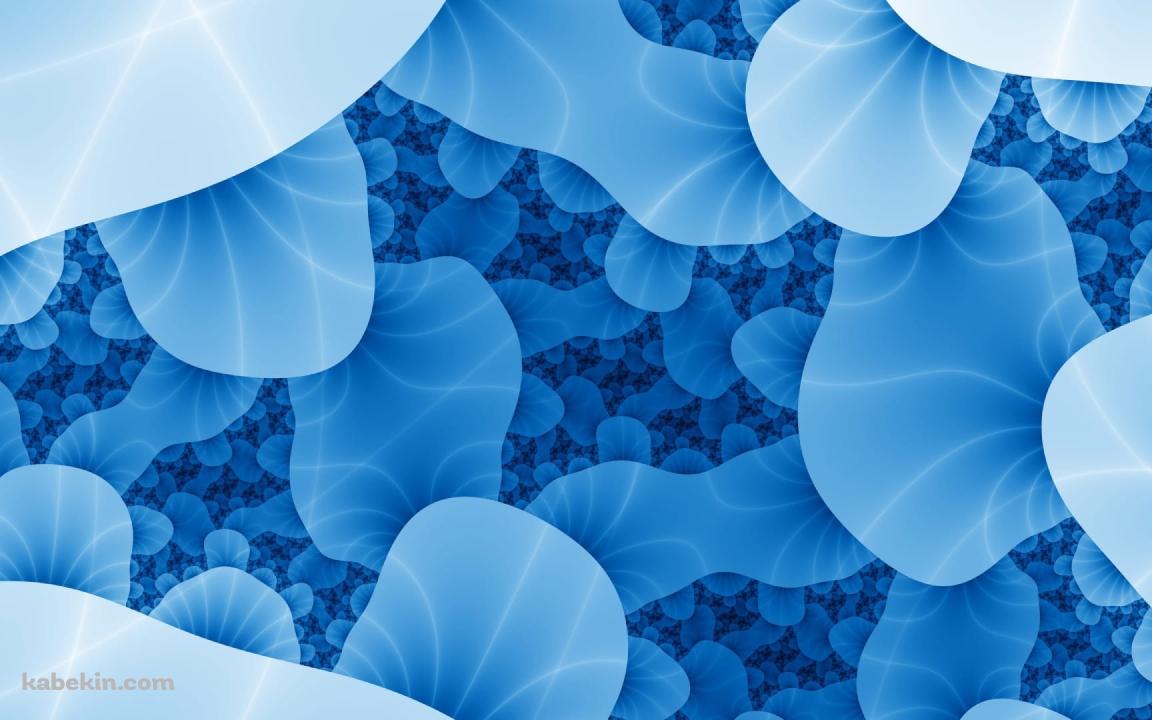 青いバクテリア / アメーバの壁紙(1152px x 720px) 高画質 PC・デスクトップ用