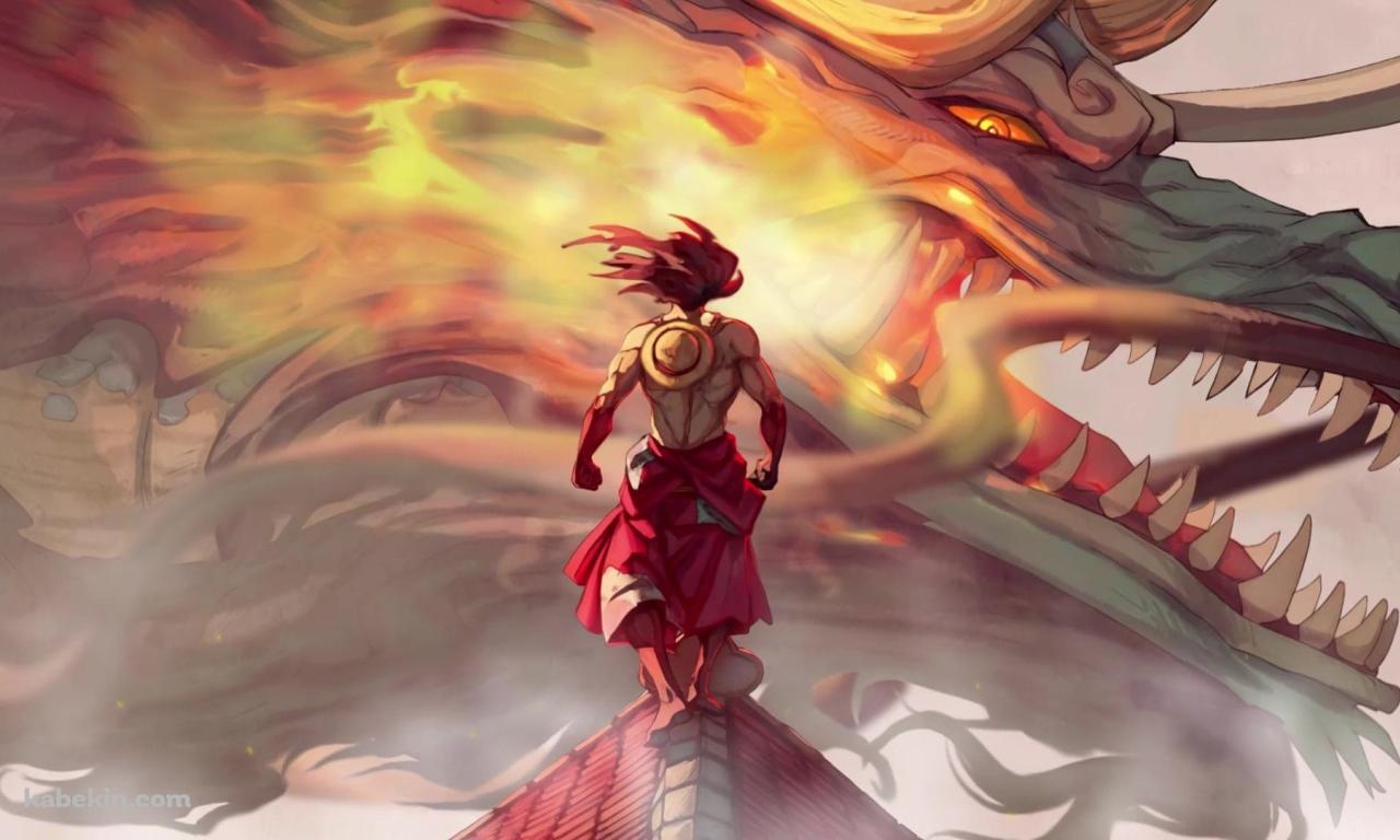ONE PIECE ルフィ VS カイドウの壁紙(1280px x 768px) 高画質 PC・デスクトップ用