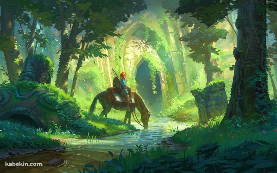 ゼルダの伝説 ブレス オブ ザ ワイルド ファンアートの壁紙(1152px x 720px) 高画質 PC・デスクトップ用