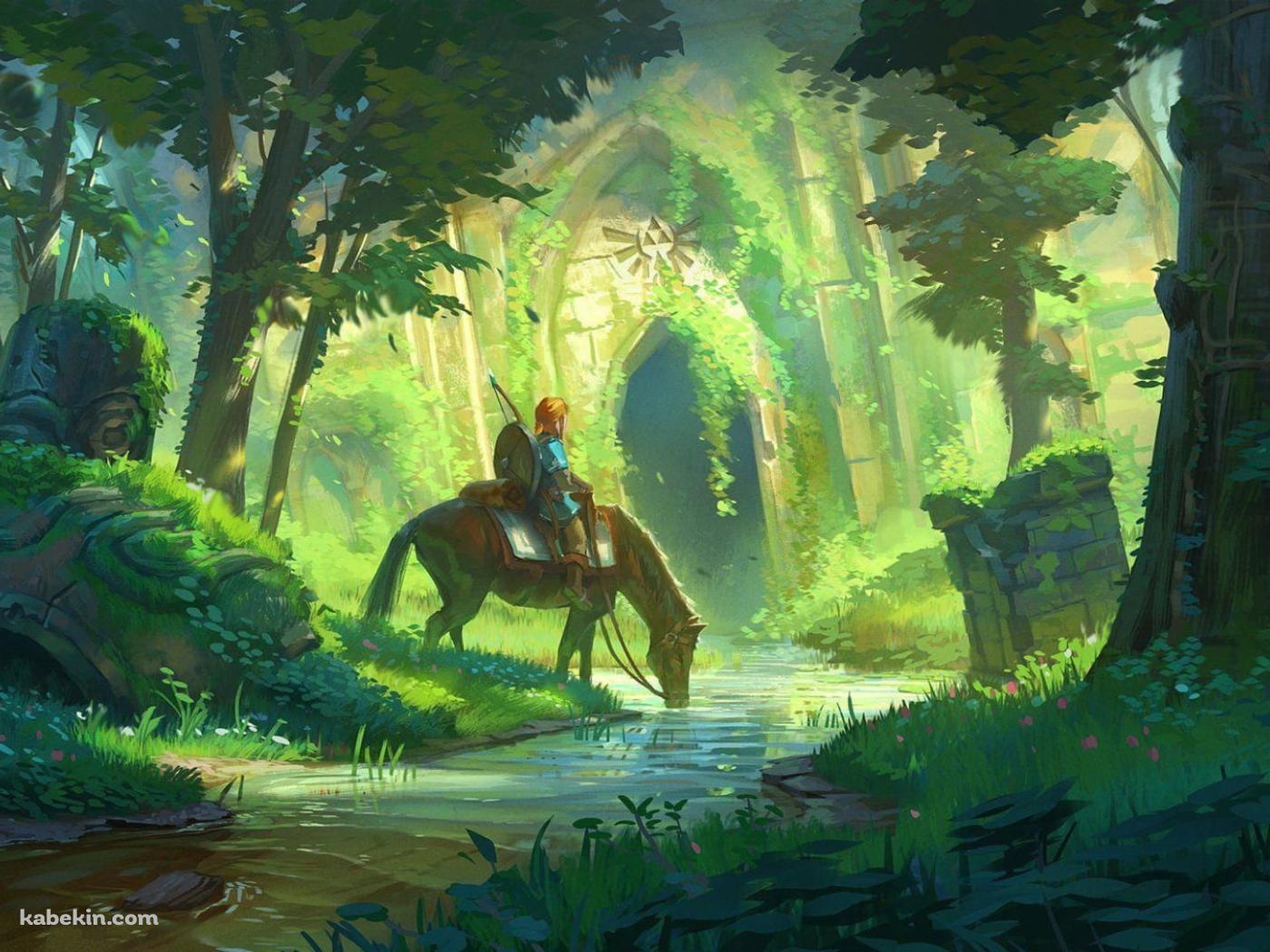 ゼルダの伝説 ブレス オブ ザ ワイルド ファンアートの壁紙(1400px x 1050px) 高画質 PC・デスクトップ用