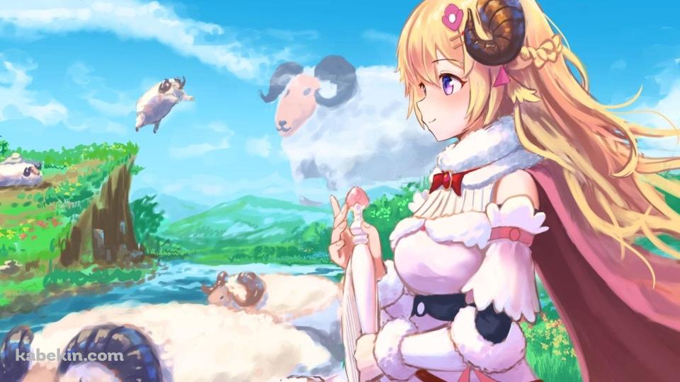 かわいい角巻わため / バーチャルYouTuber / ホロライブの壁紙(960px x 540px) 高画質 PC・デスクトップ用