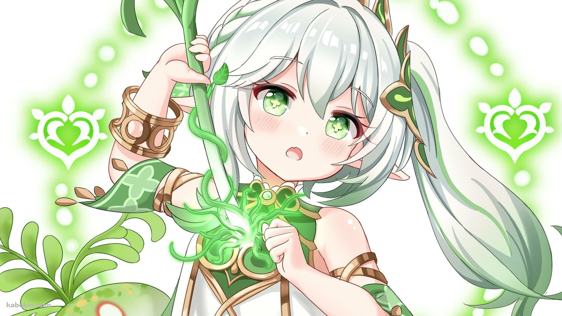 かわいいナヒーダ / 原神の壁紙(1920px x 1080px) 高画質 PC・デスクトップ用
