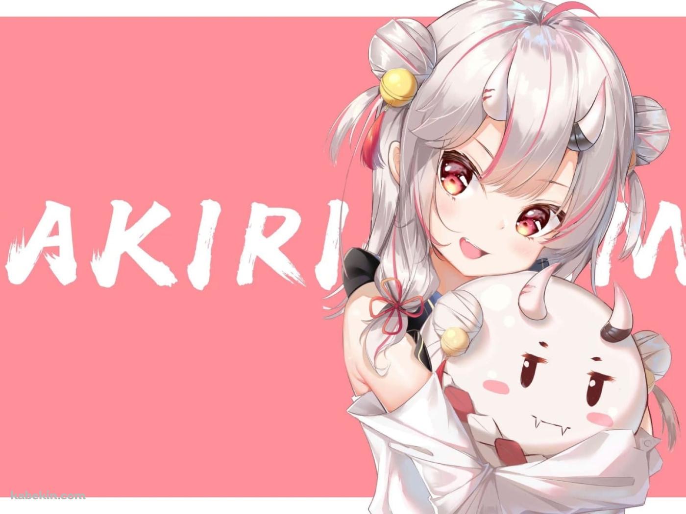 百鬼あやめ (なきり あやめ) / かわいい / ピンク / バーチャルYouTuber / ホロライブの壁紙(1400px x 1050px) 高画質 PC・デスクトップ用