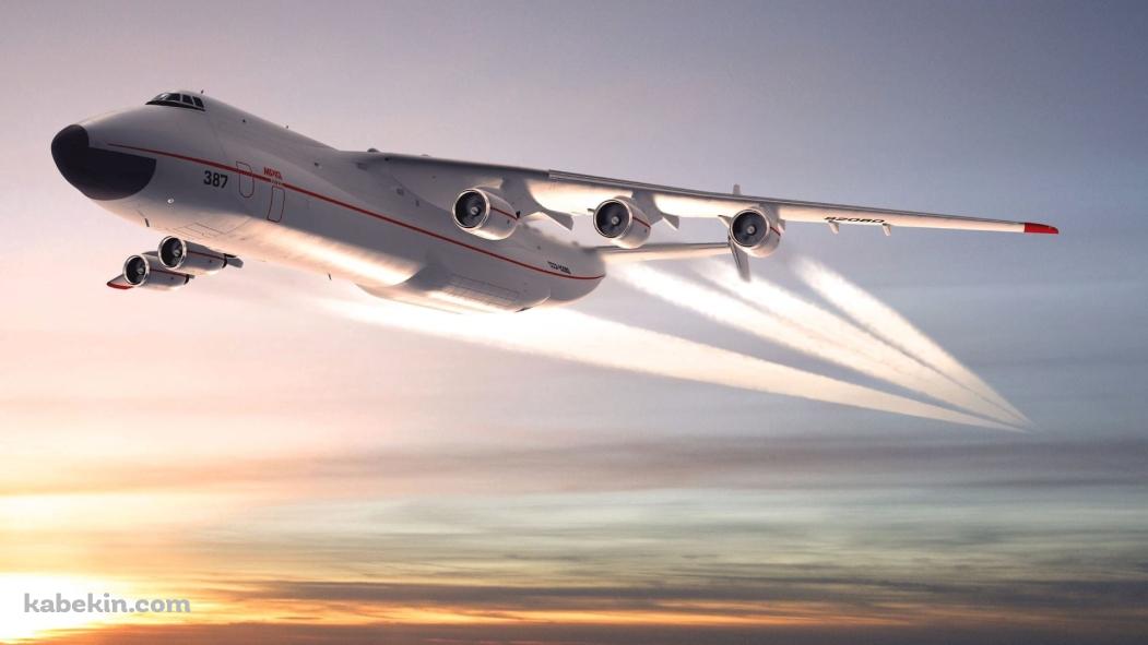 An-225 ムリーヤ / アントノフ / ウクライナ / 史上最大の重航空機 / 史上最長の飛行機 / Cossackの壁紙(1051px x 591px) 高画質 PC・デスクトップ用