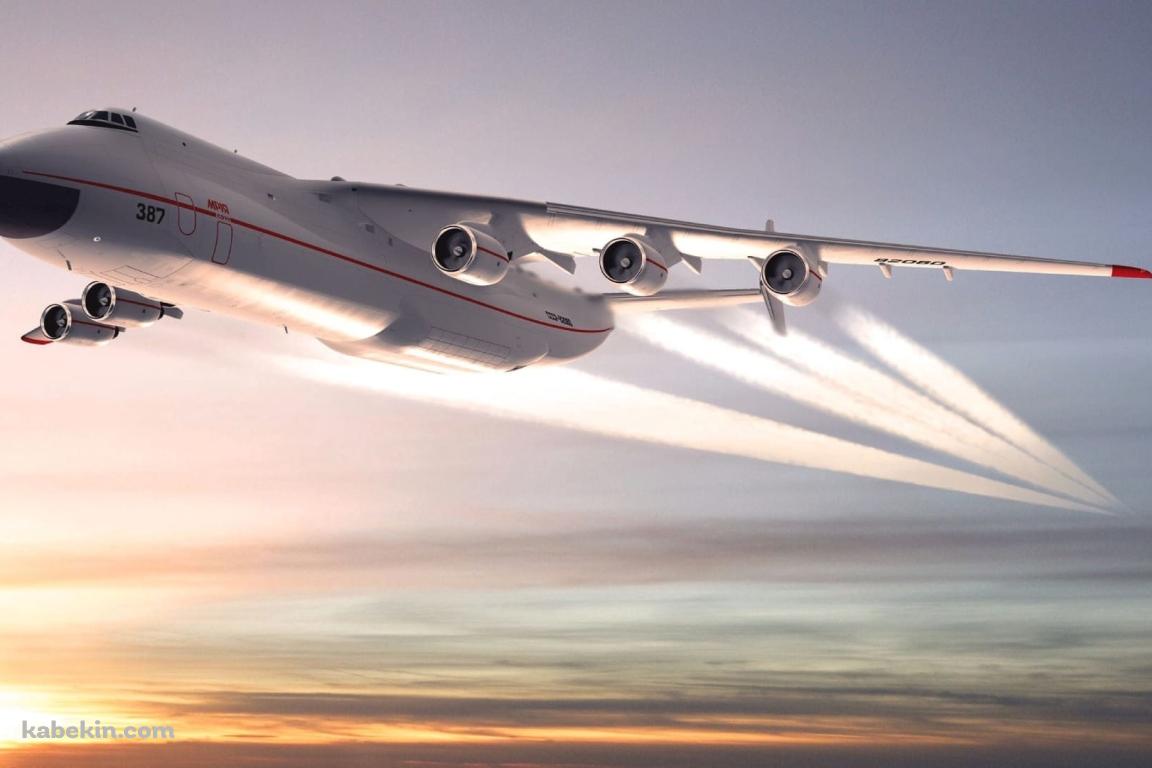 An-225 ムリーヤ / アントノフ / ウクライナ / 史上最大の重航空機 / 史上最長の飛行機 / Cossackの壁紙(1152px x 768px) 高画質 PC・デスクトップ用