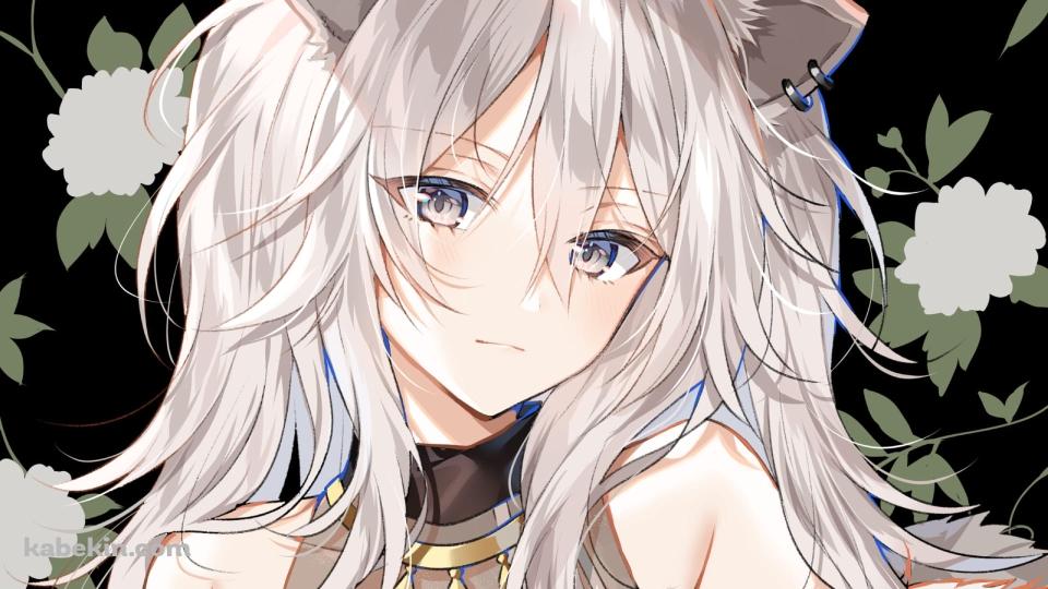 獅白ぼたん(ししろ ぼたん) / ファンアート / かわいい / バーチャルYouTuber / ホロライブの壁紙(960px x 540px) 高画質 PC・デスクトップ用