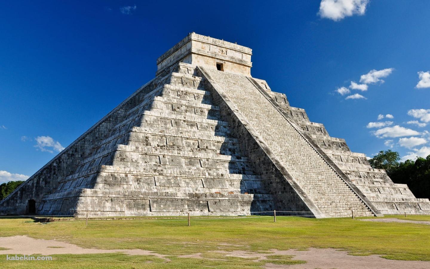 チチェン・イッツァの古代遺跡 / ククルカンの神殿 / カスティーヨ / メキシコ / ユカタン半島 / マヤ文明 / トルテカ文明 / 遺跡の壁紙(1440px x 900px) 高画質 PC・デスクトップ用