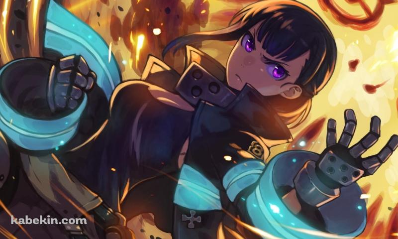 尾瀬 茉希 / 炎炎ノ消防隊の壁紙(800px x 480px) 高画質 PC・デスクトップ用