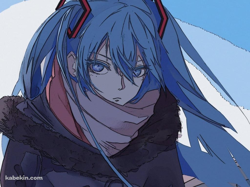 初音ミク / ラフスケッチの壁紙(1024px x 768px) 高画質 PC・デスクトップ用