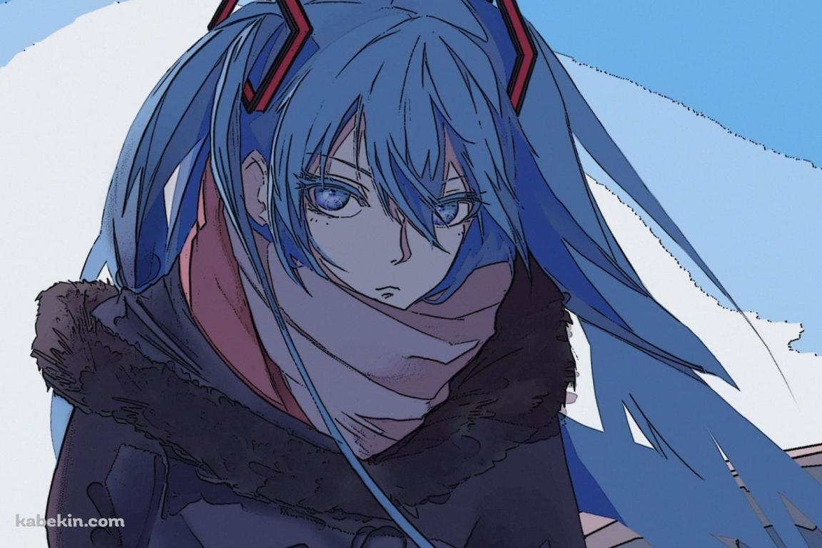 初音ミク / ラフスケッチの壁紙(1152px x 768px) 高画質 PC・デスクトップ用