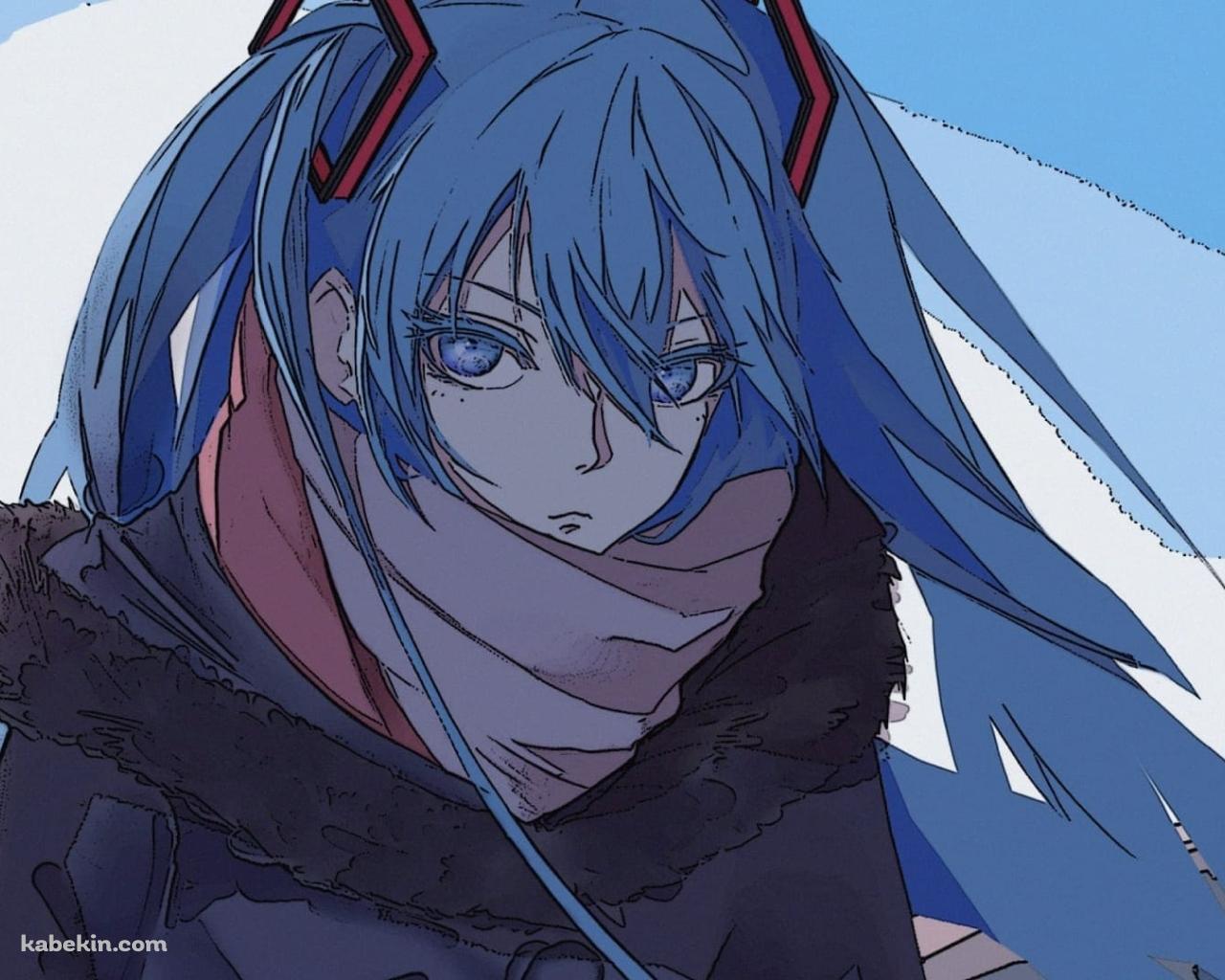 初音ミク / ラフスケッチの壁紙(1280px x 1024px) 高画質 PC・デスクトップ用