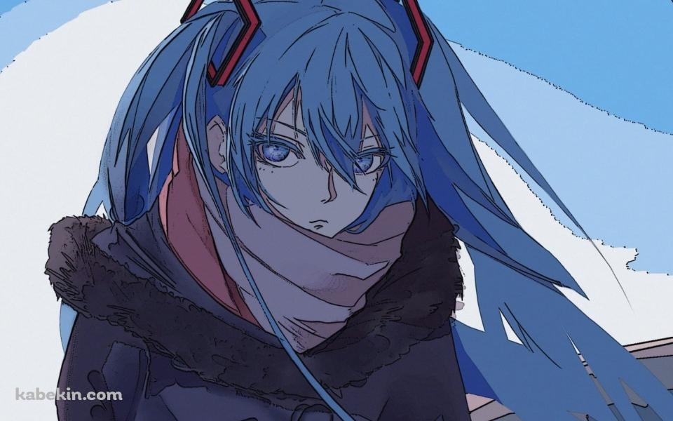 初音ミク / ラフスケッチの壁紙(960px x 600px) 高画質 PC・デスクトップ用