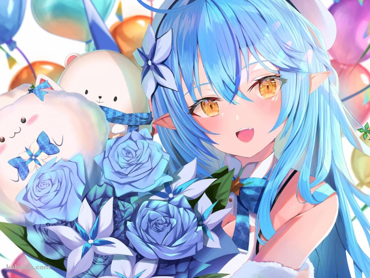雪花ラミィ / かわいいの壁紙(1280px x 960px) 高画質 PC・デスクトップ用