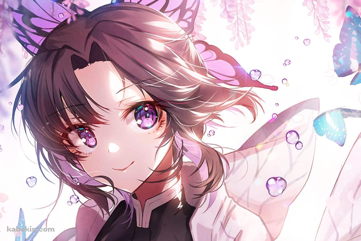 かわいい胡蝶しのぶ / 鬼滅の刃 / ファンアートの壁紙(1152px x 768px) 高画質 PC・デスクトップ用