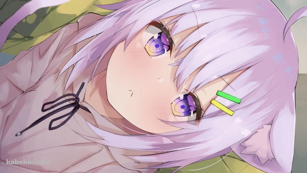 困り顔の猫又おかゆ / Vtuber / バーチャルYouTuber / ホロライブの壁紙(1051px x 591px) 高画質 PC・デスクトップ用