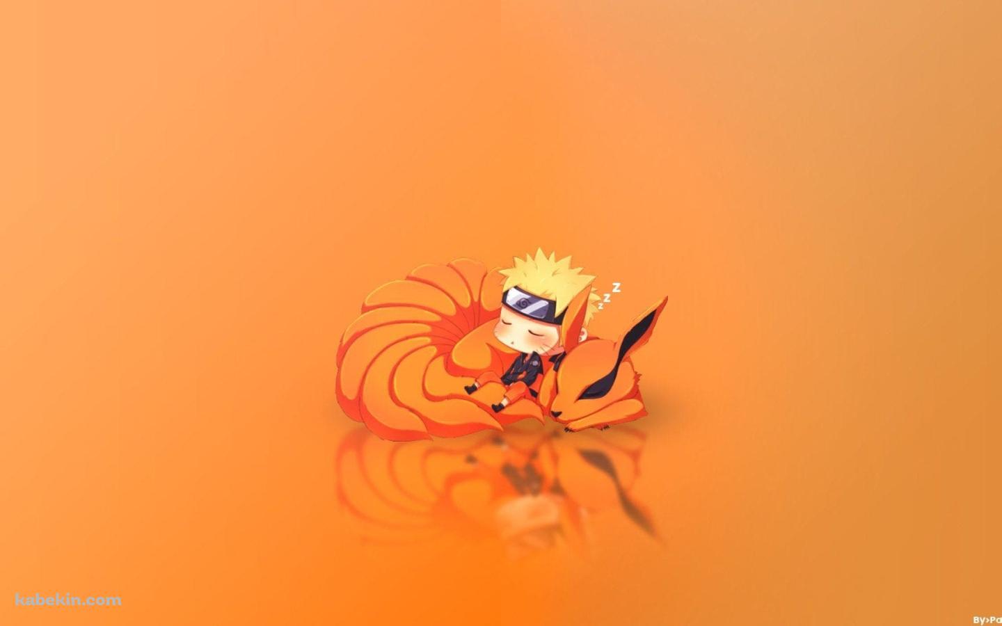 居眠りするナルト / 九尾 / NARUTO / かわいいの壁紙(1440px x 900px) 高画質 PC・デスクトップ用