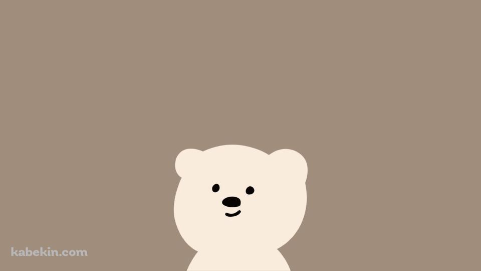 かわいいクマのイラストの壁紙(960px x 540px) 高画質 PC・デスクトップ用