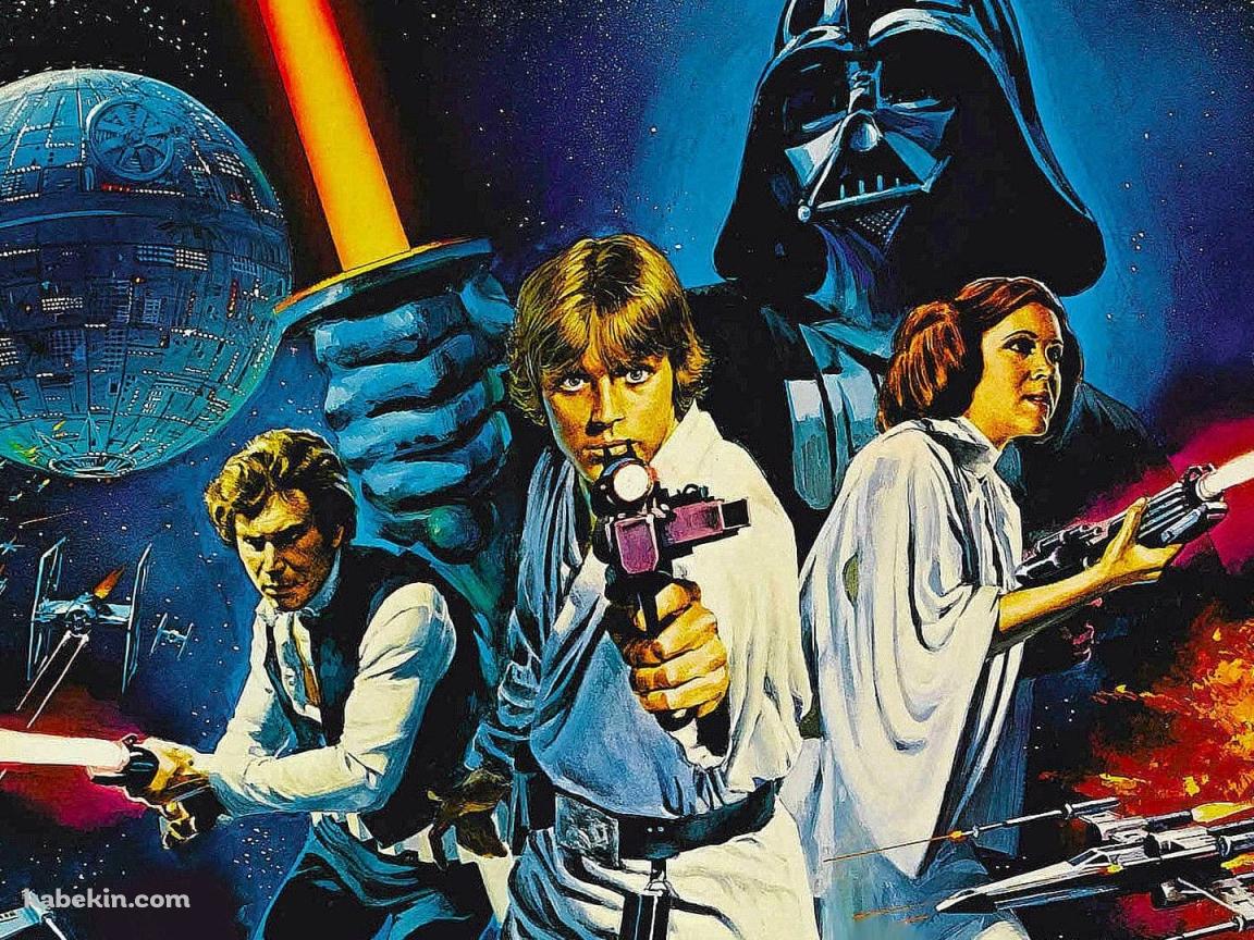 スター・ウォーズ エピソード4/新たなる希望 / ルーク・スカイウォーカー / ハン・ソロ / レイア・オーガナ / ダース・ベイダーの壁紙(1152px x 864px) 高画質 PC・デスクトップ用