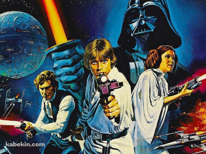 スター・ウォーズ エピソード4/新たなる希望 / ルーク・スカイウォーカー / ハン・ソロ / レイア・オーガナ / ダース・ベイダーの壁紙(800px x 600px) 高画質 PC・デスクトップ用