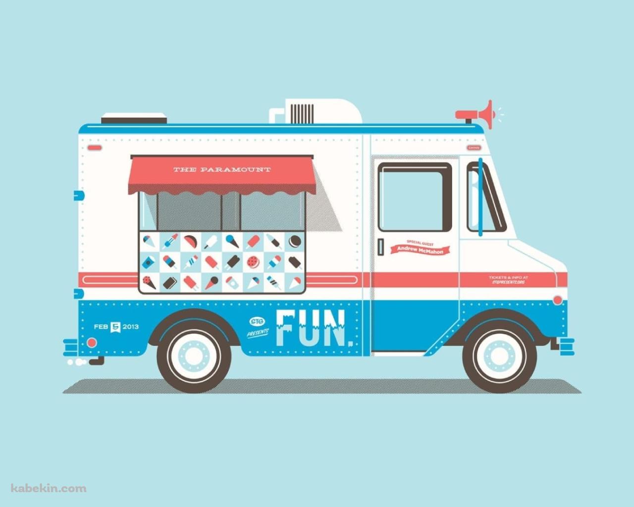 キッチンカー / フードトラック / ケータリングカーの壁紙(1280px x 1024px) 高画質 PC・デスクトップ用