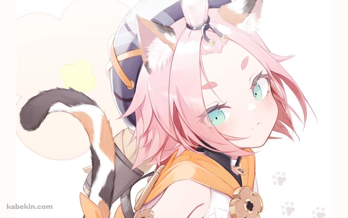 かわいいディオナ / 原神インパクト / ファンアートの壁紙(1152px x 720px) 高画質 PC・デスクトップ用