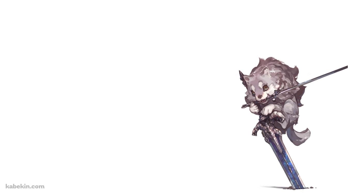 灰色の大狼シフ / Great Grey Wolf Sif / ダークソウル / かわいいの壁紙(1366px x 768px) 高画質 PC・デスクトップ用